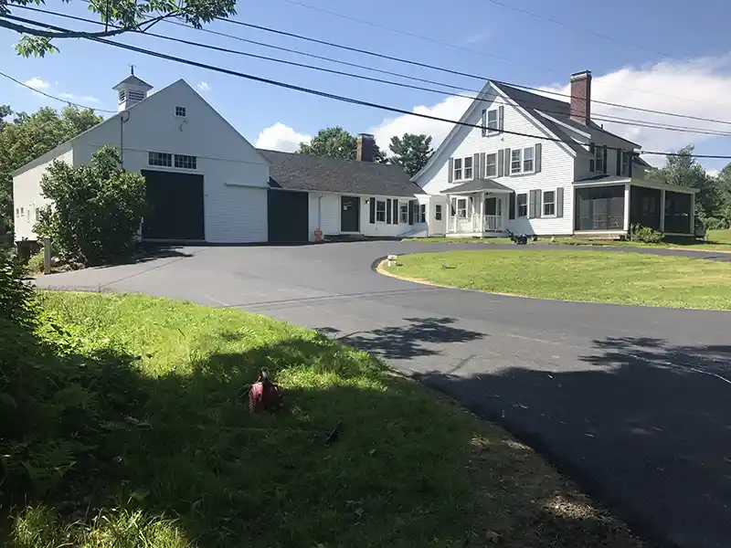 Driveway after paving