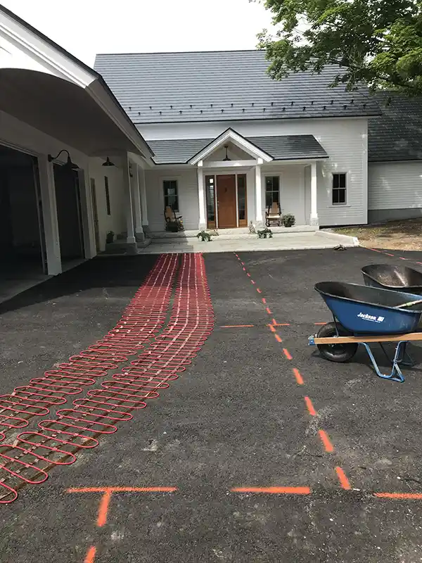 Driveway before paving